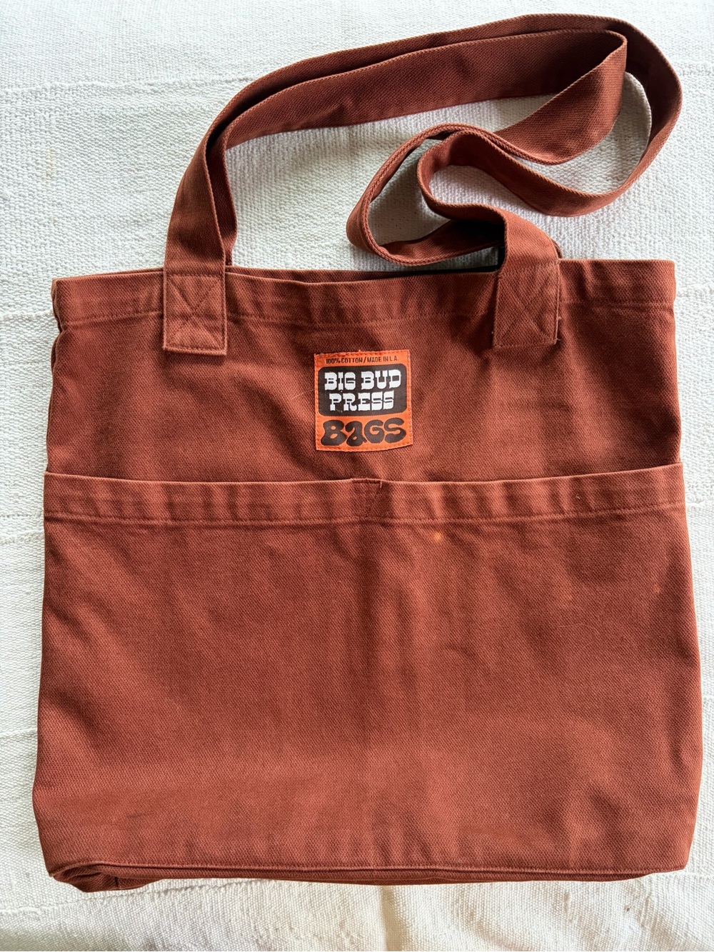 Big Bud Press Everyday Tote Bag Brown